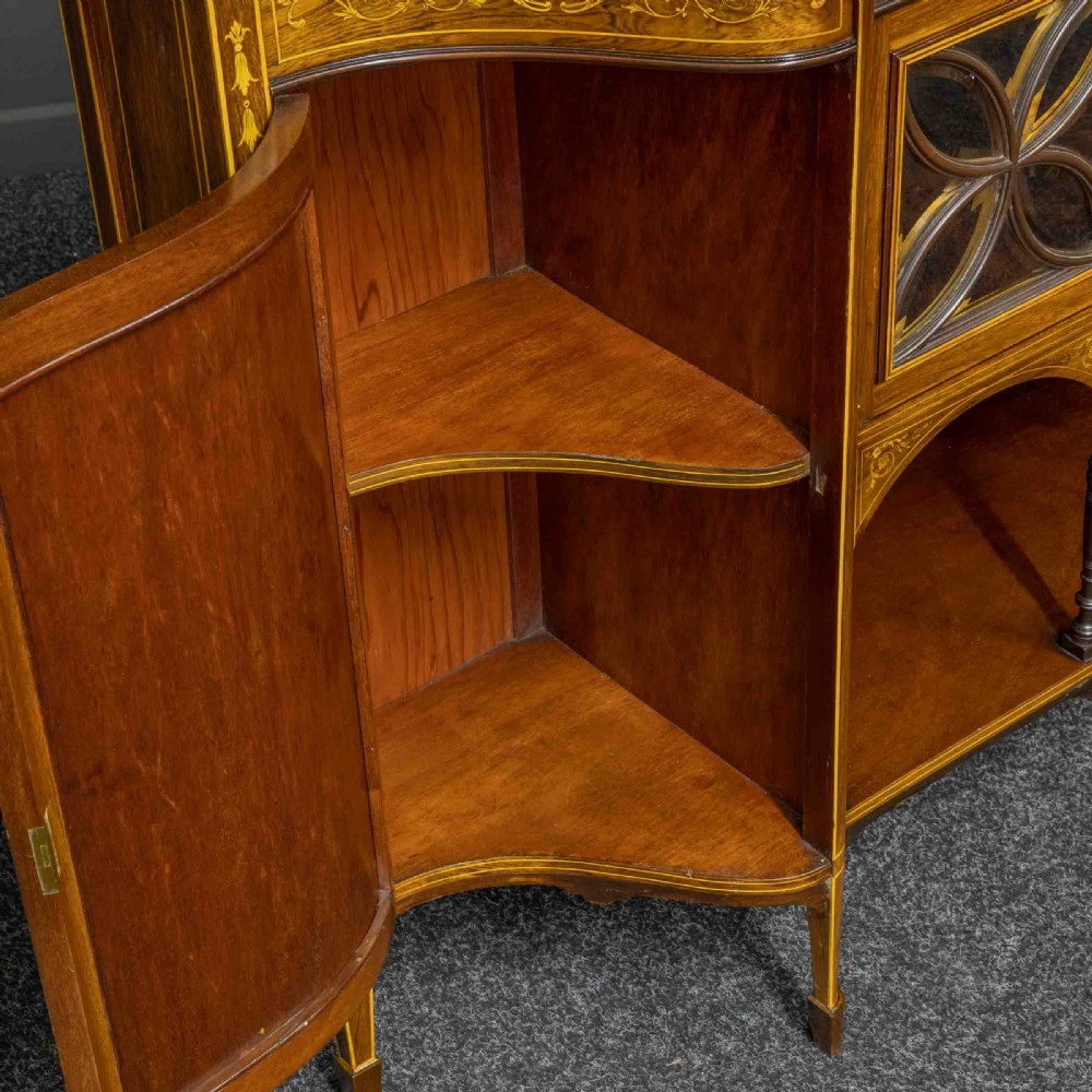 Victorian Rosewood Side Cabinet View II