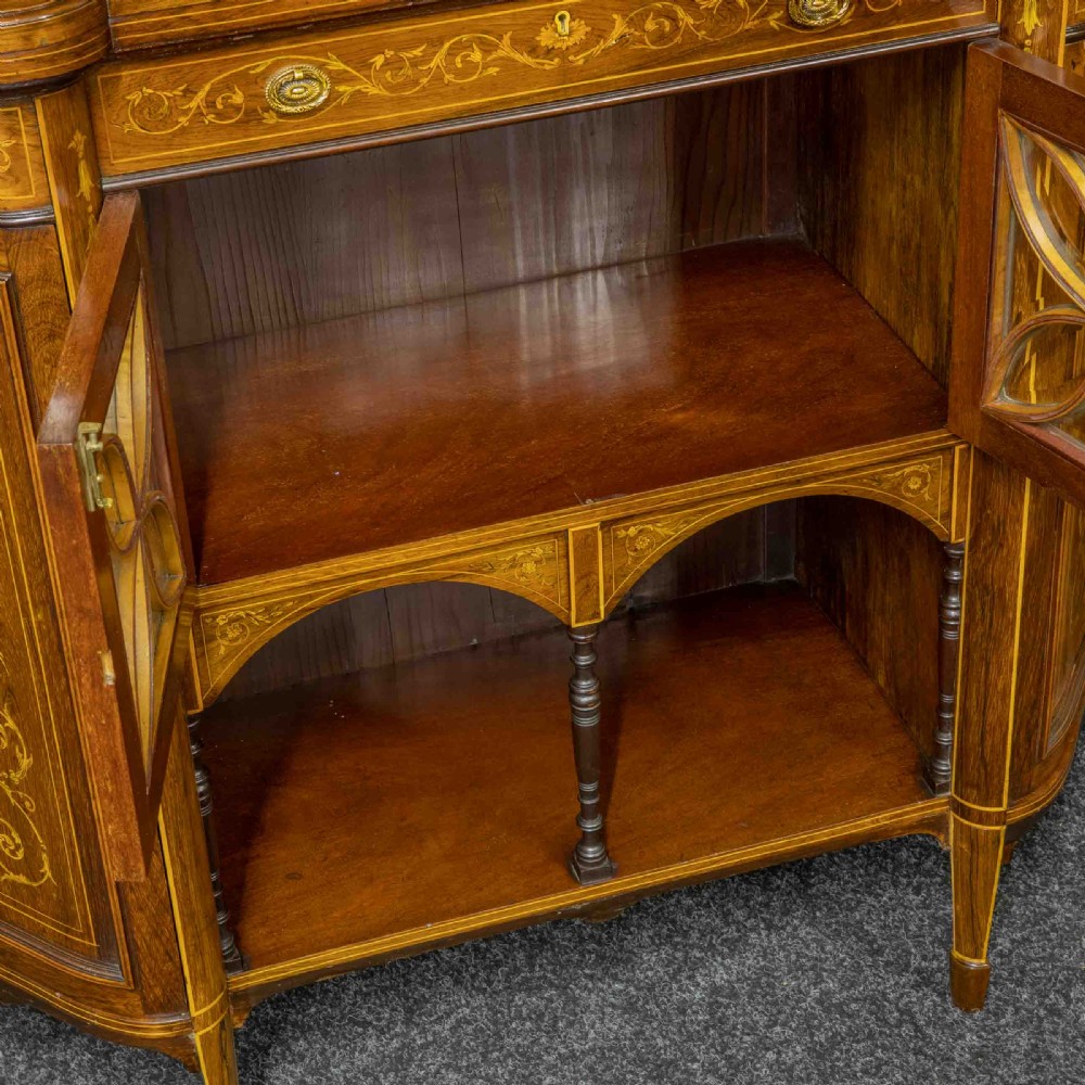 Victorian Rosewood Side Cabinet View III