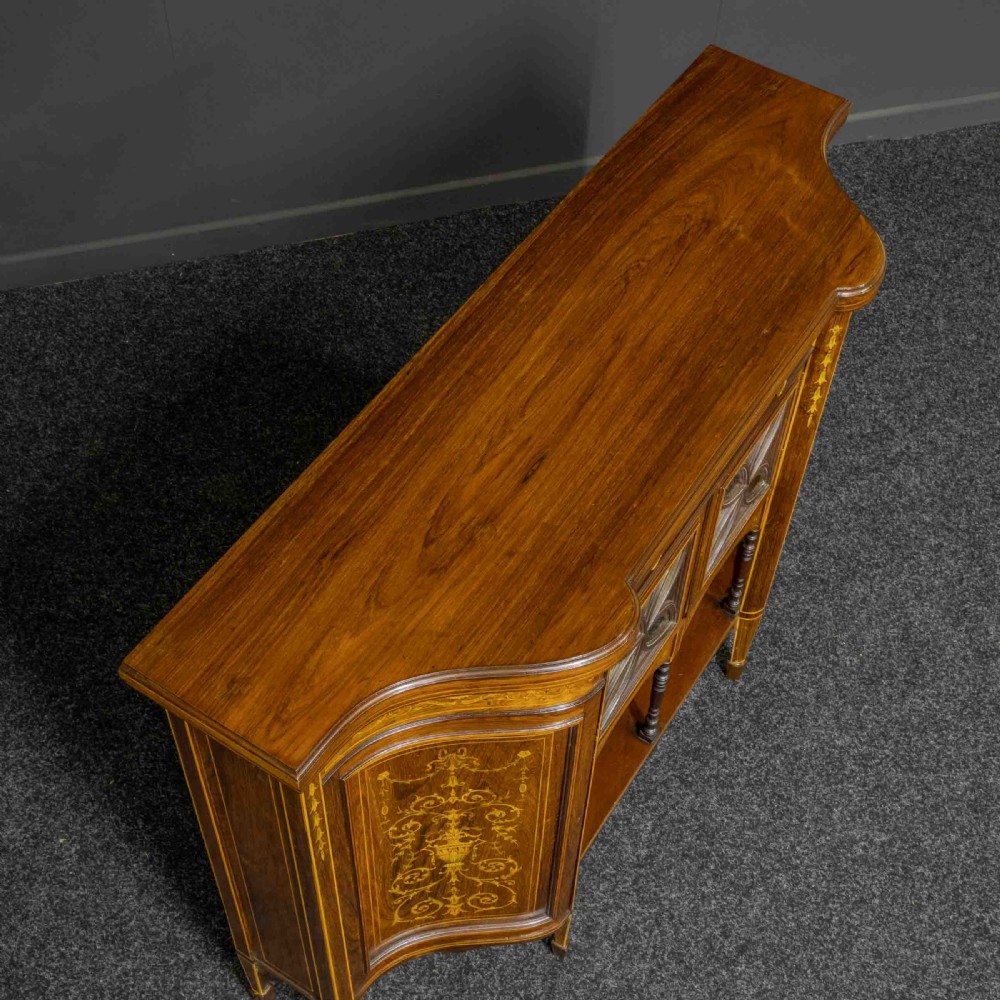 Victorian Rosewood Side Cabinet View V