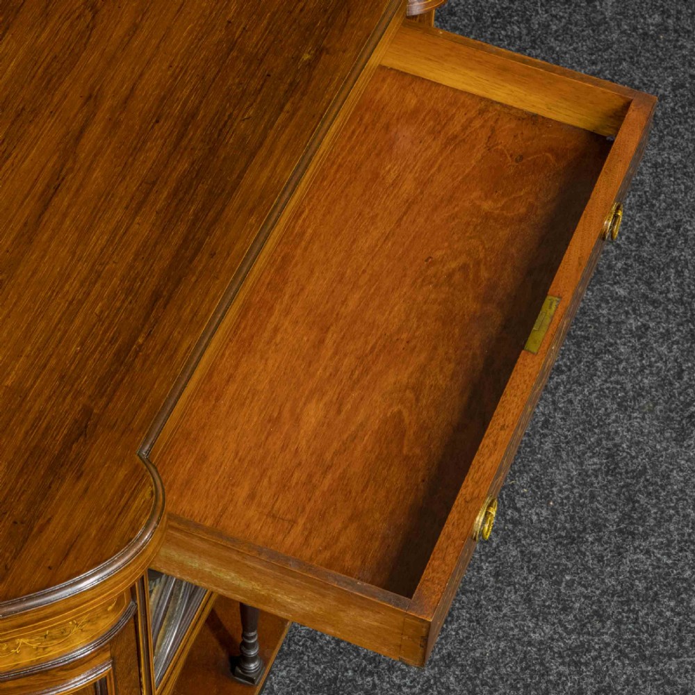Victorian Rosewood Side Cabinet View VI