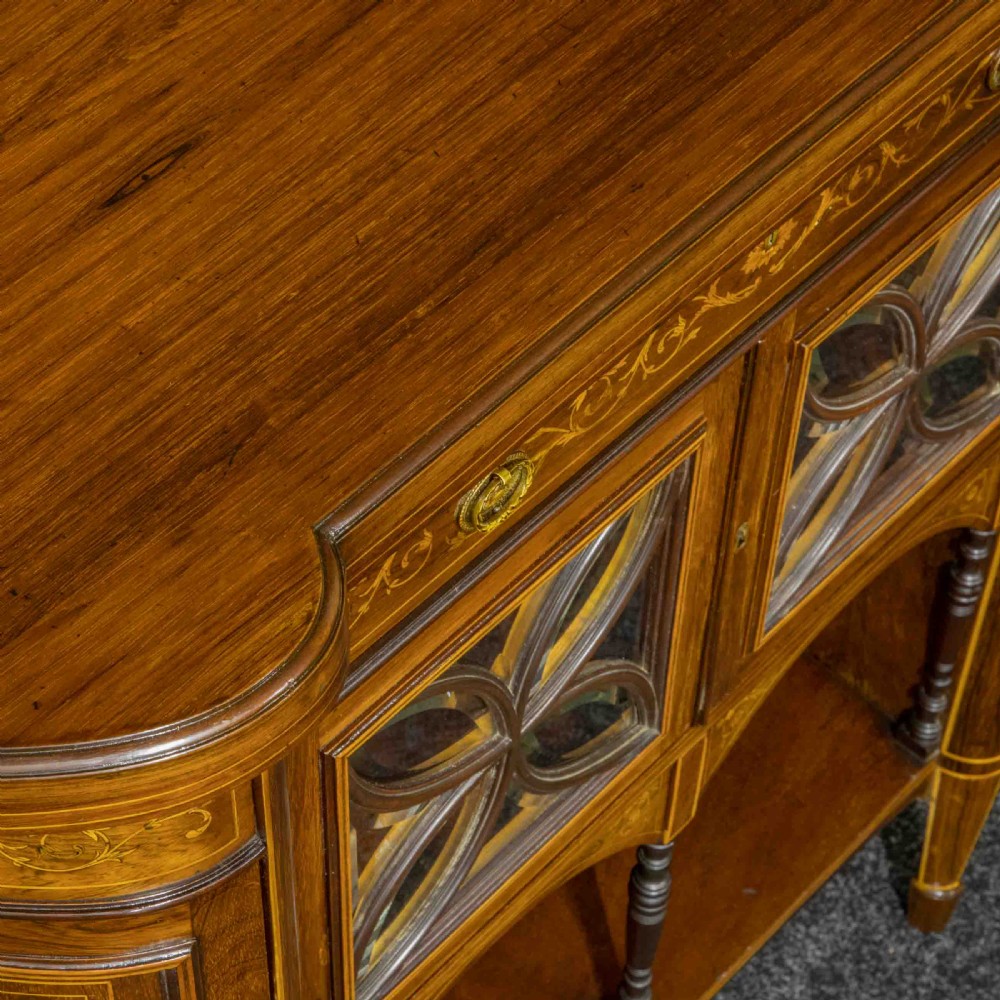 Victorian Rosewood Side Cabinet View VII