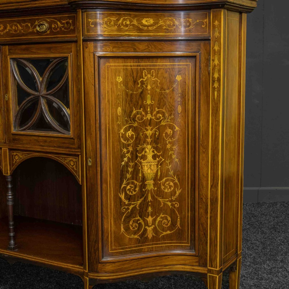 Victorian Rosewood Side Cabinet View IX