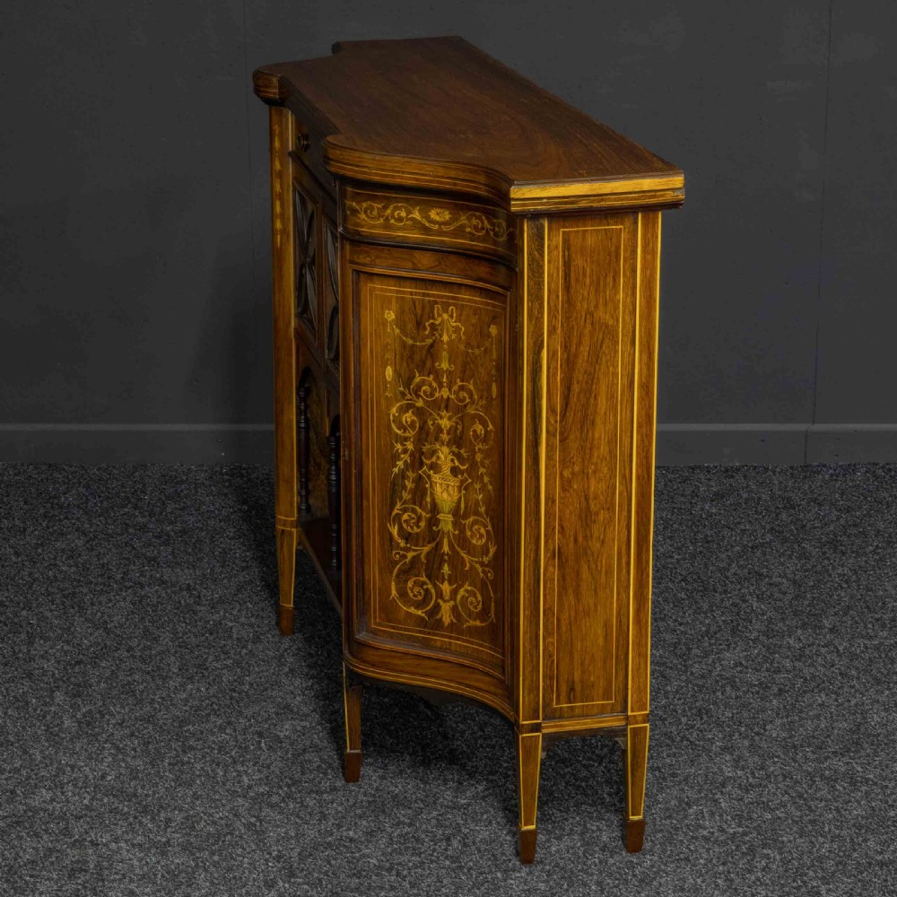 Victorian Rosewood Side Cabinet View XV