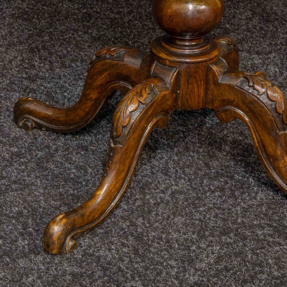 Victorian Walnut Sewing Table View II