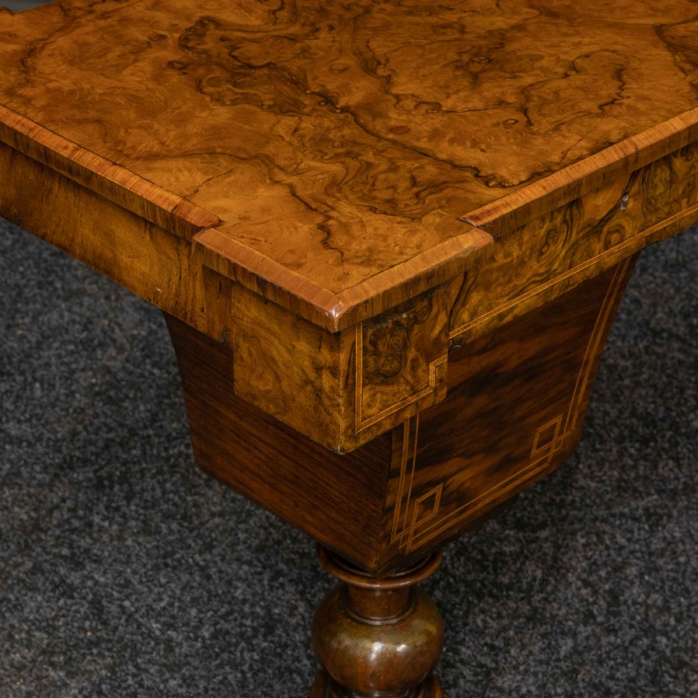 Victorian Walnut Sewing Table View IV