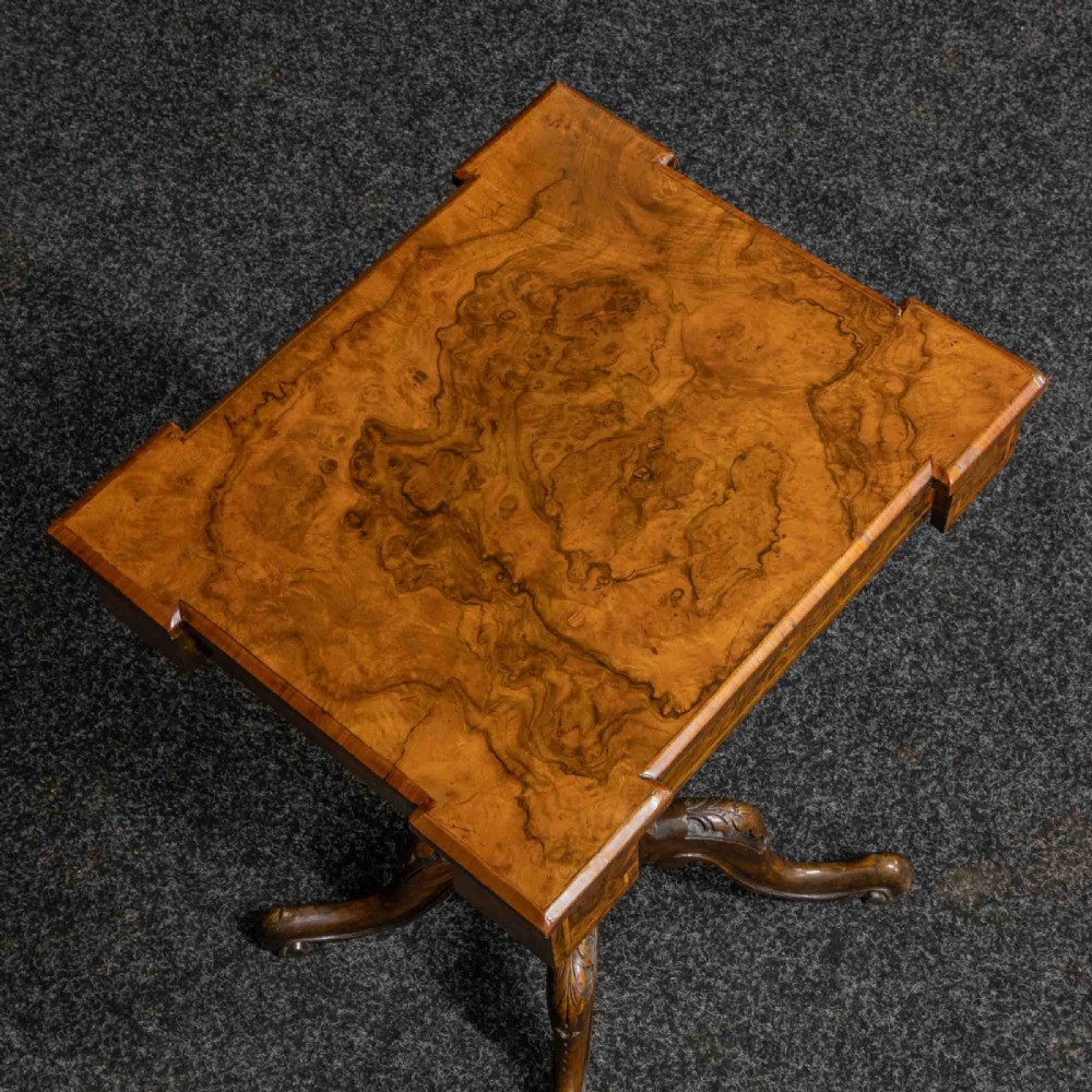 Victorian Walnut Sewing Table View VIII