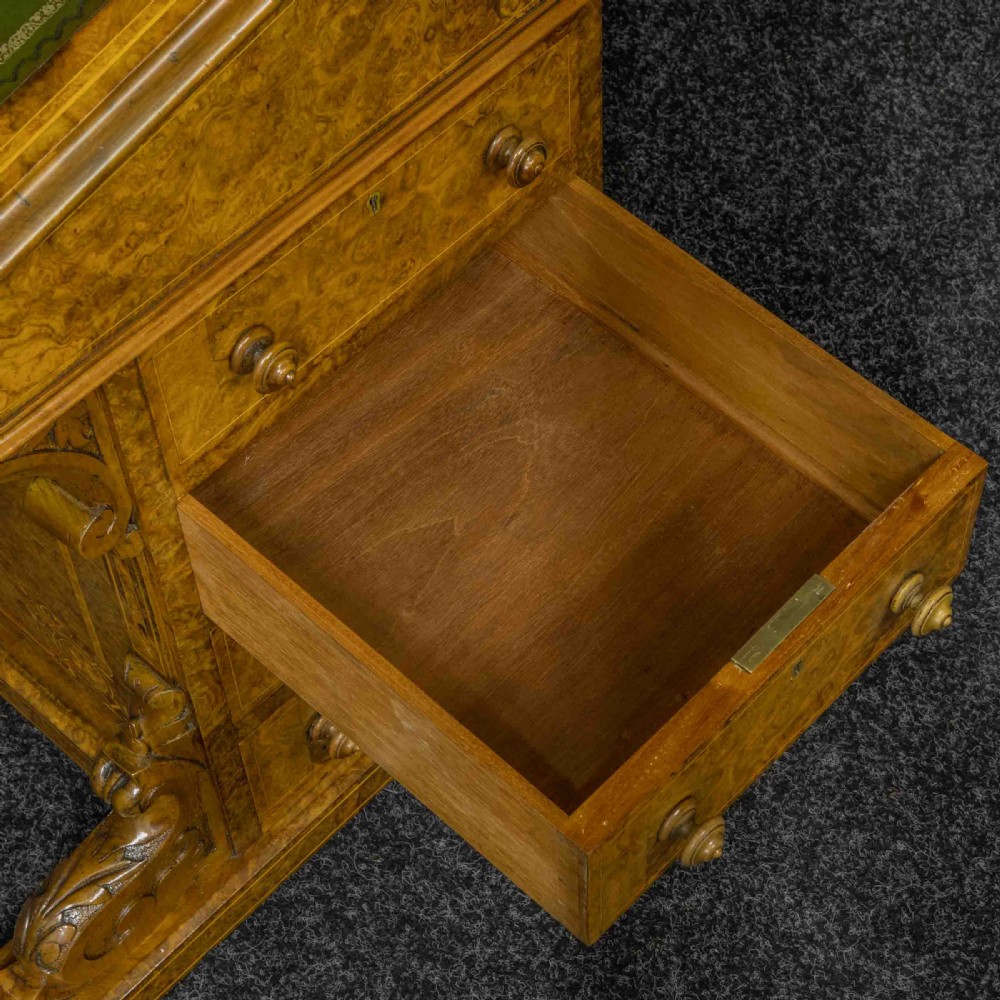 Victorian Walnut Davenport View V