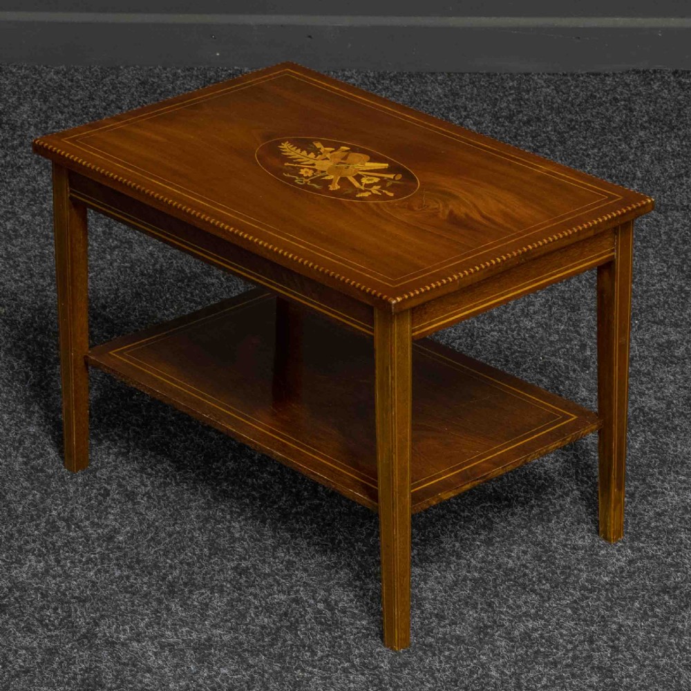 Edwardian Mahogany Coffee Table View V