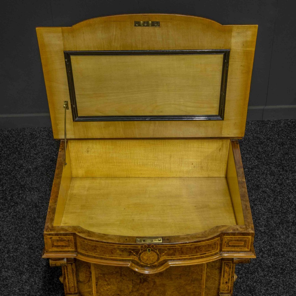 Victorian Walnut Davenport View VIII