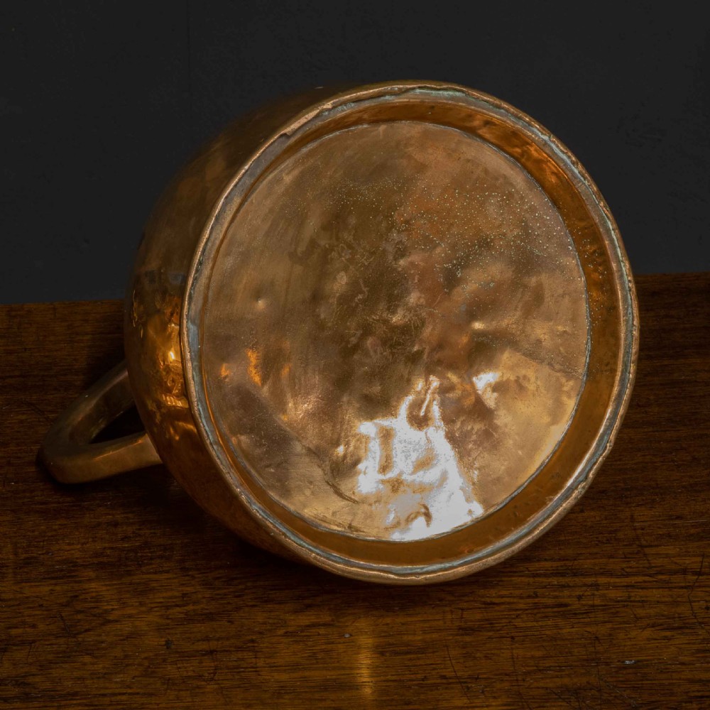 Set of Three Victorian Copper Harvest Flagons View XVII