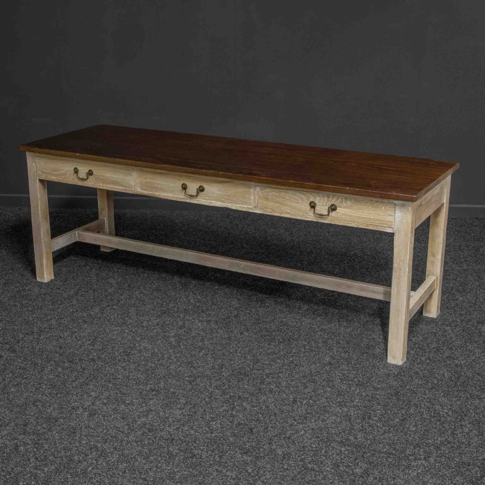 Country Style Three Drawer Dining Table View II