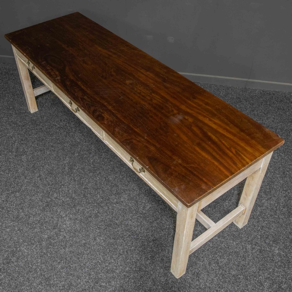 Country Style Three Drawer Dining Table View V