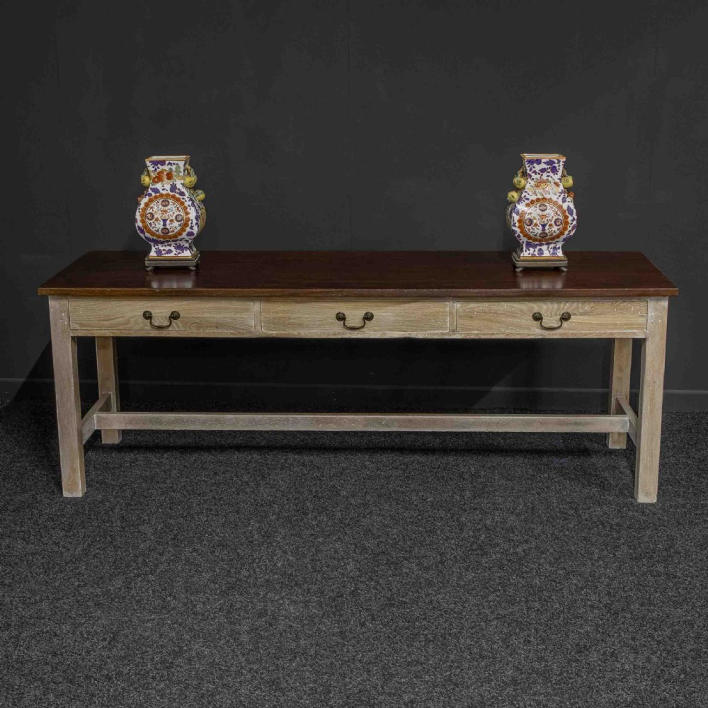 Country Style Three Drawer Dining Table View VII