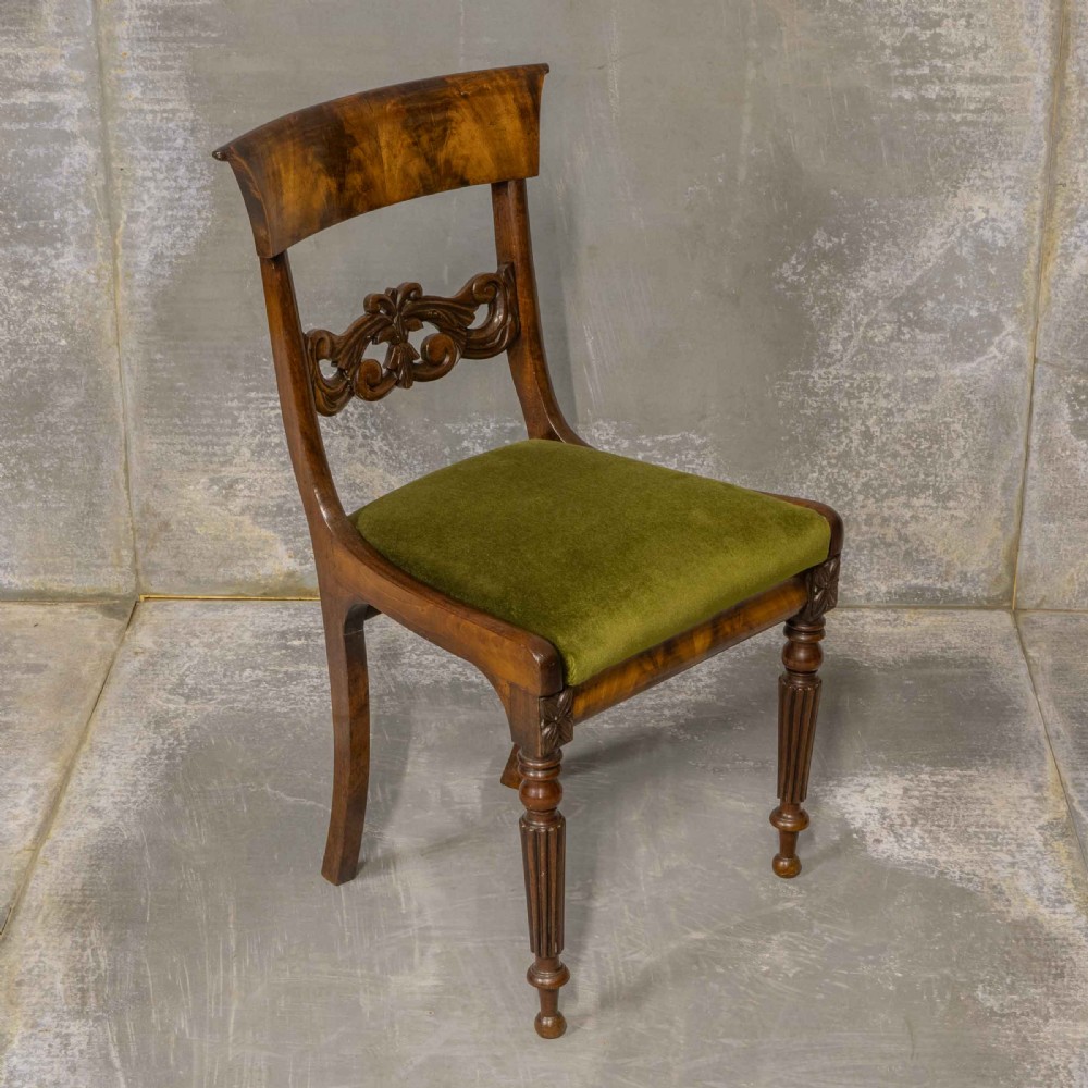 Set of Four William IV Mahogany Dining Chairs View IV