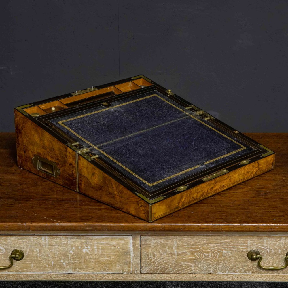 Victorian Burr Walnut Writing Box View V