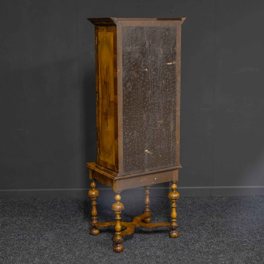 William and Mary Style Walnut Display Cabinet View VII