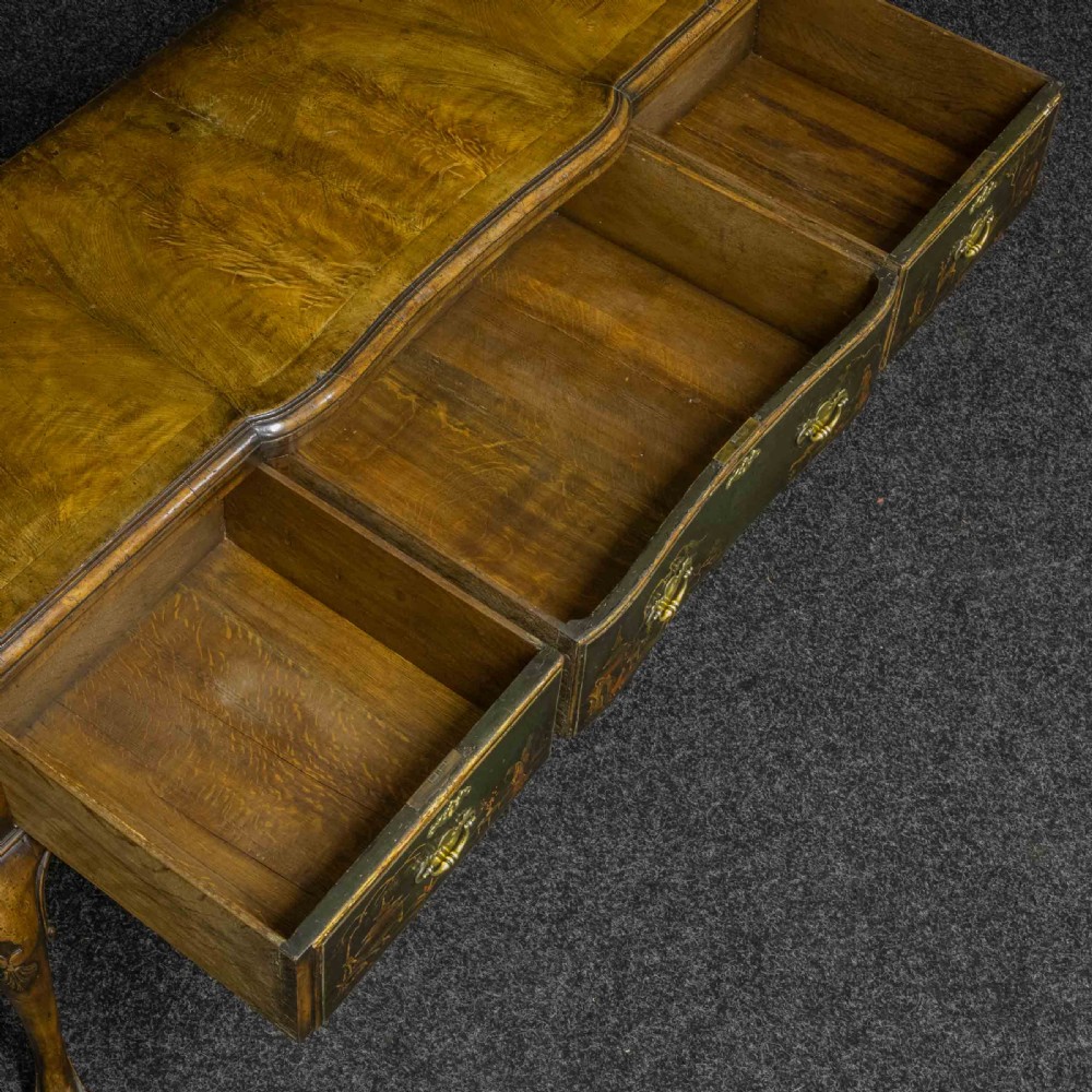 Queen Anne Style Walnut Dresser View II