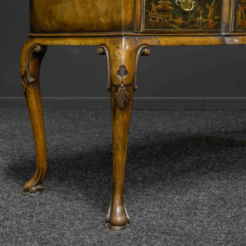 Queen Anne Style Walnut Dresser View VIII