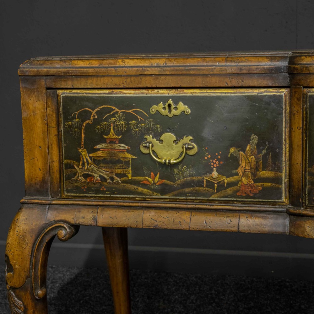 Queen Anne Style Walnut Dresser View IX