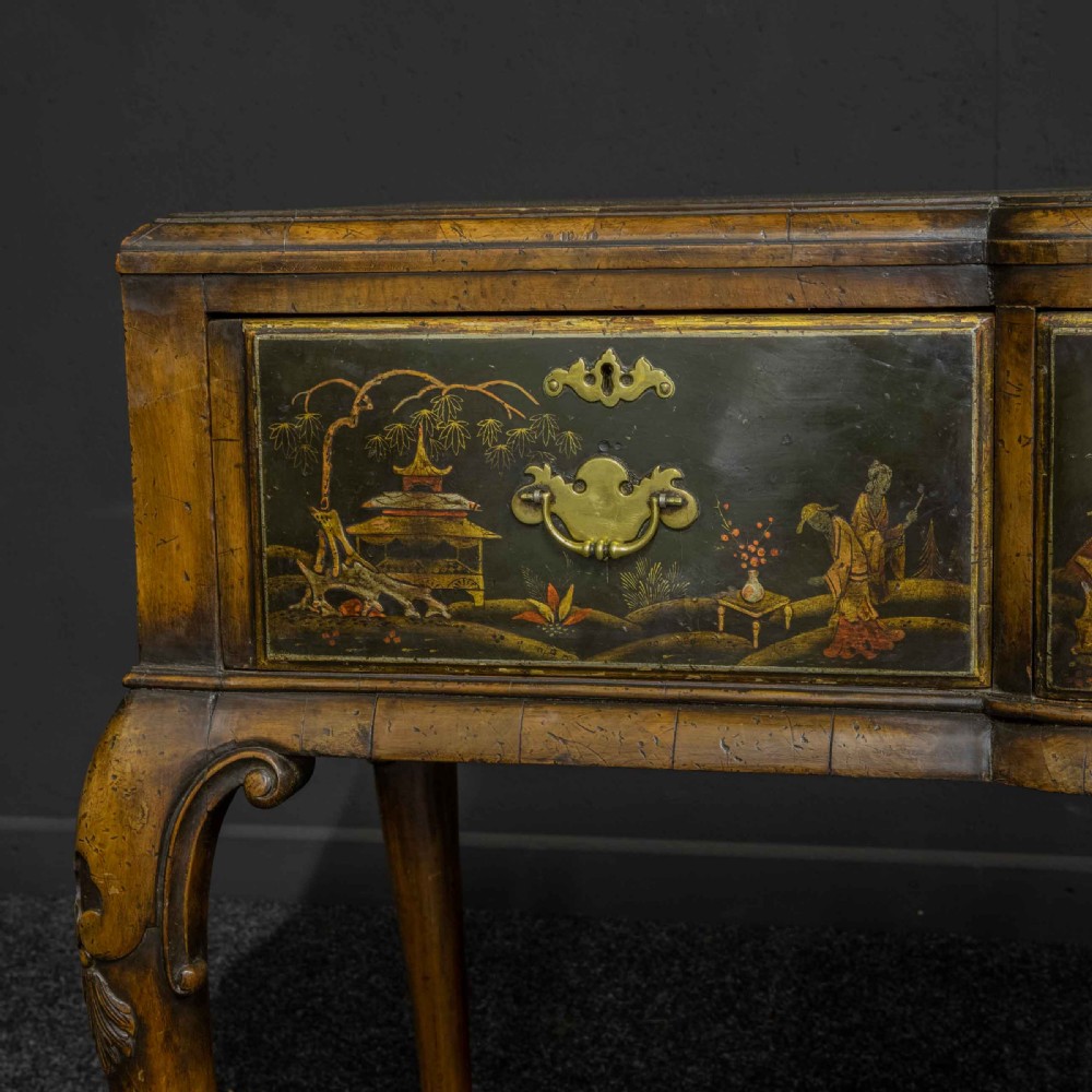 Queen Anne Style Walnut Dresser View X
