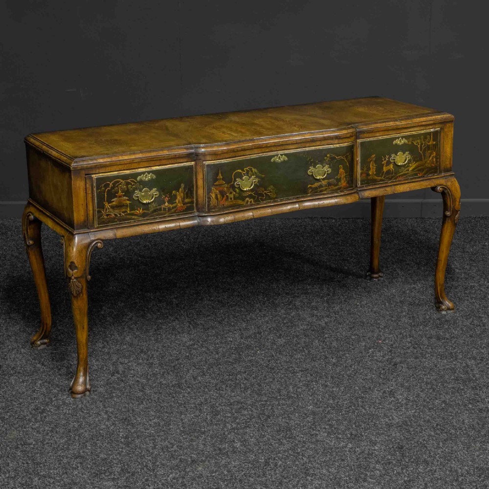 Queen Anne Style Walnut Dresser View II