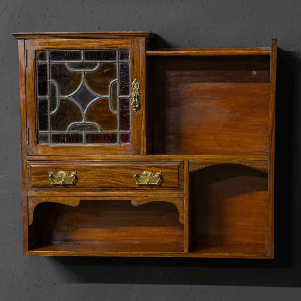 Edwardian Walnut Wall Shelves