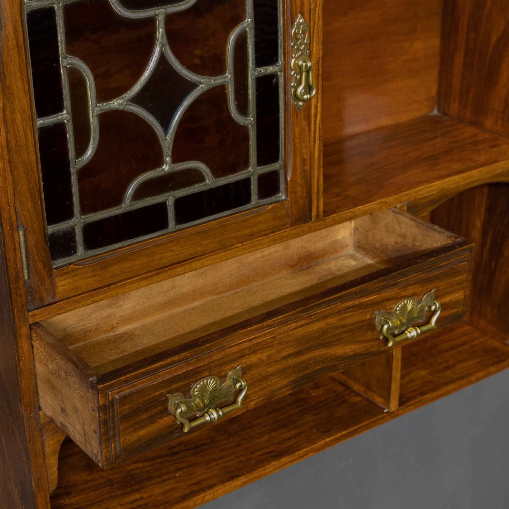 Edwardian Walnut Wall Shelves View V