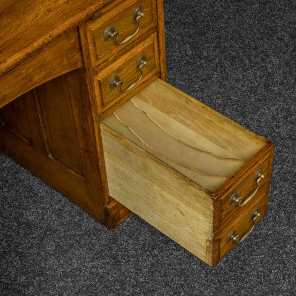 Walnut Roll Top Desk View XI