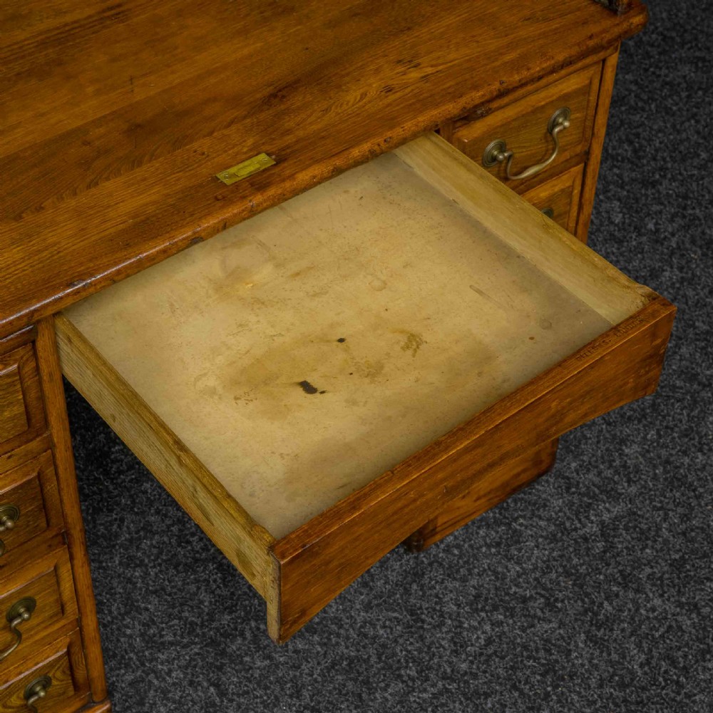 Walnut Roll Top Desk View XIV