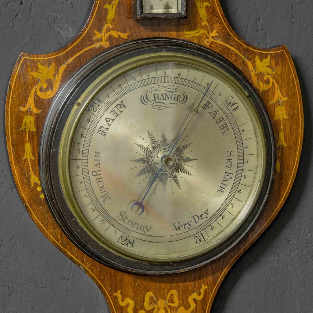 Edwardian Rosewood Barometer View IV