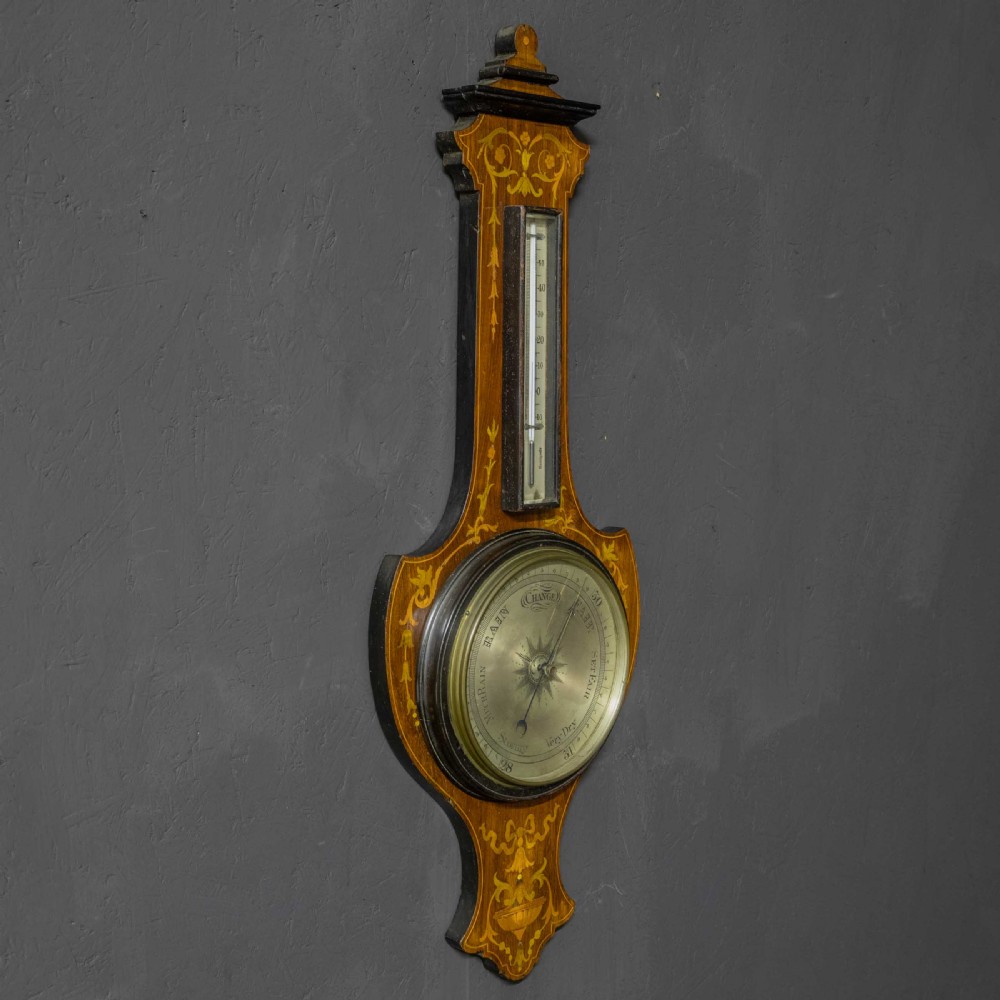 Edwardian Rosewood Barometer View VIII