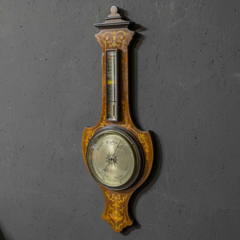 Edwardian Rosewood Barometer View IX