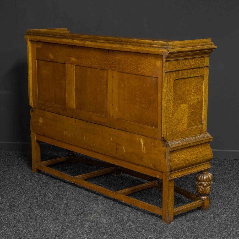 Carved Oak Side Cupboard View XII