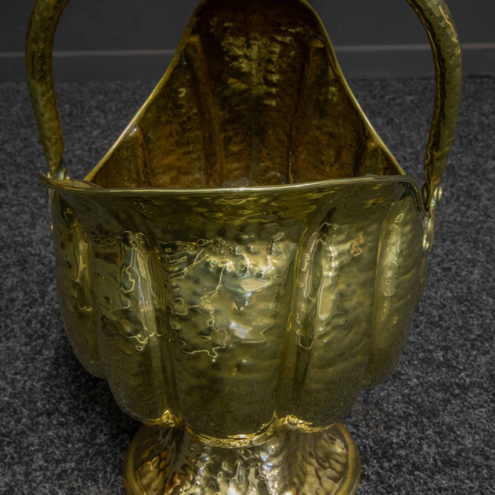 Victorian Brass Coal Helmet View VI