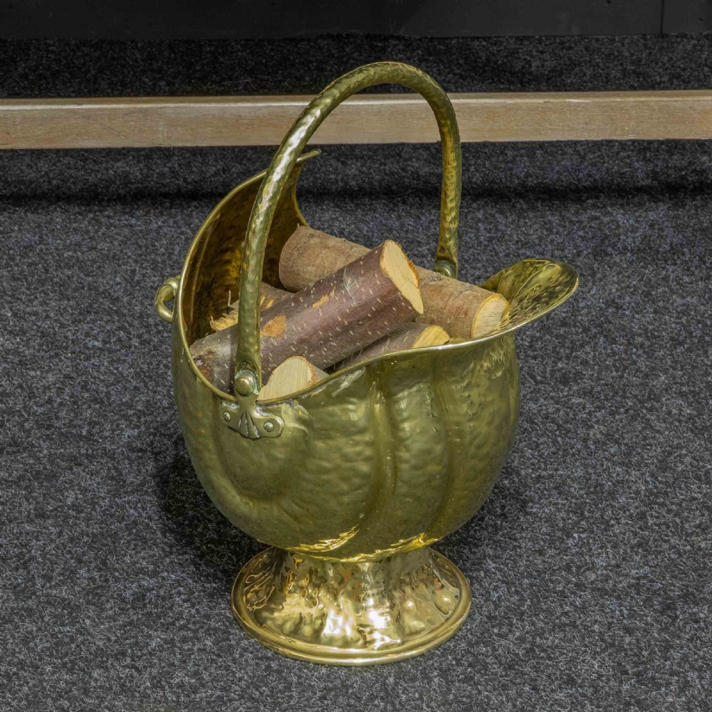 Victorian Brass Coal Helmet View XIII