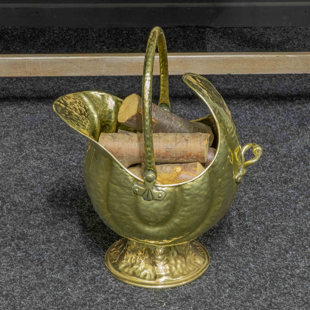 Victorian Brass Coal Helmet View XIV
