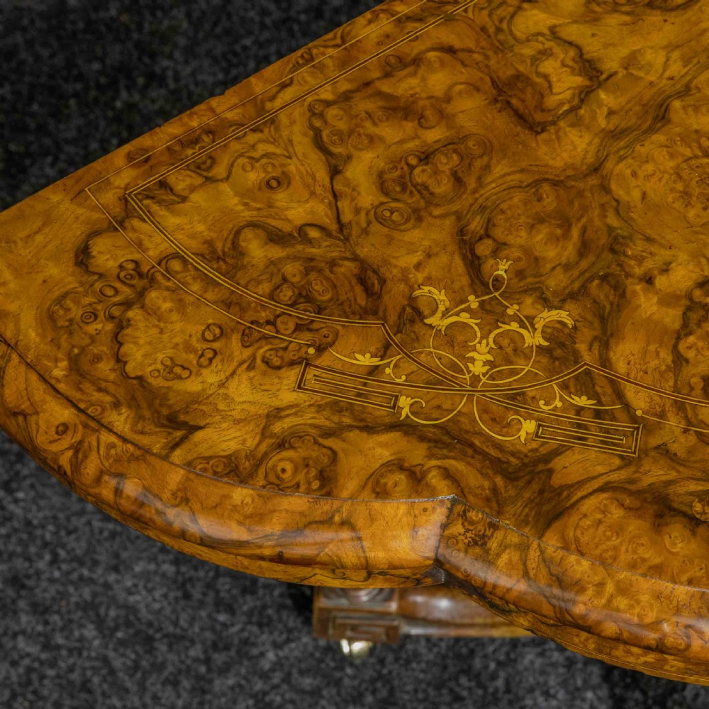Victorian Walnut Card Table View II
