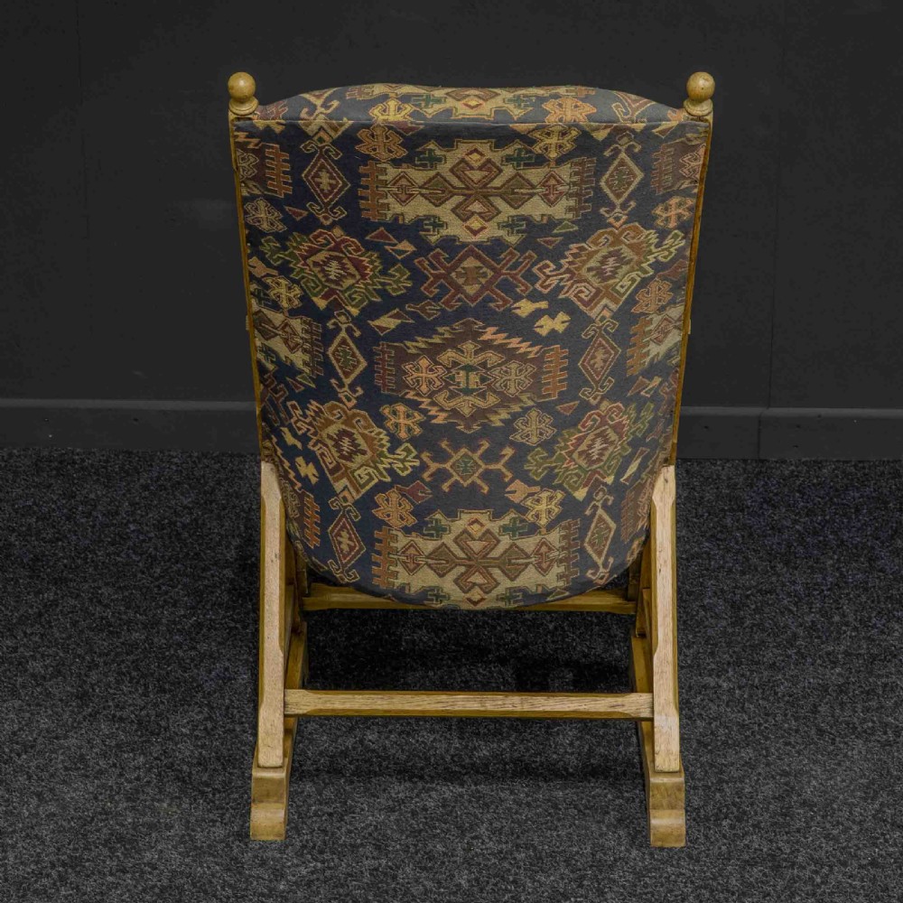 Arts and Crafts Oak Armchair View IV
