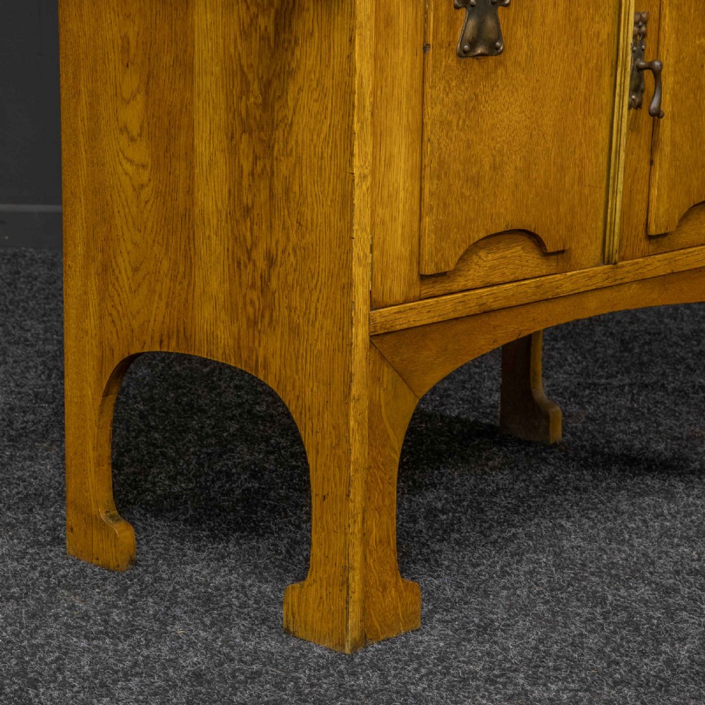 Arts and Crafts Oak Washstand View II