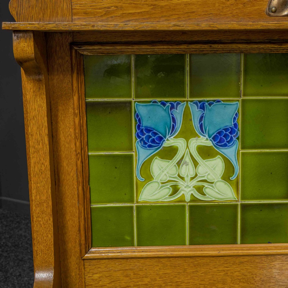 Arts and Crafts Oak Washstand View XIV