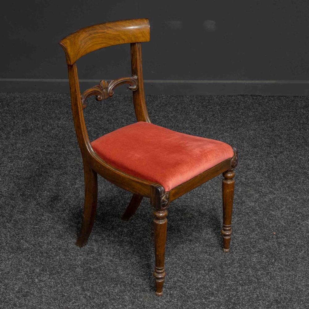 Set of Three William IV Rosewood Chairs View III