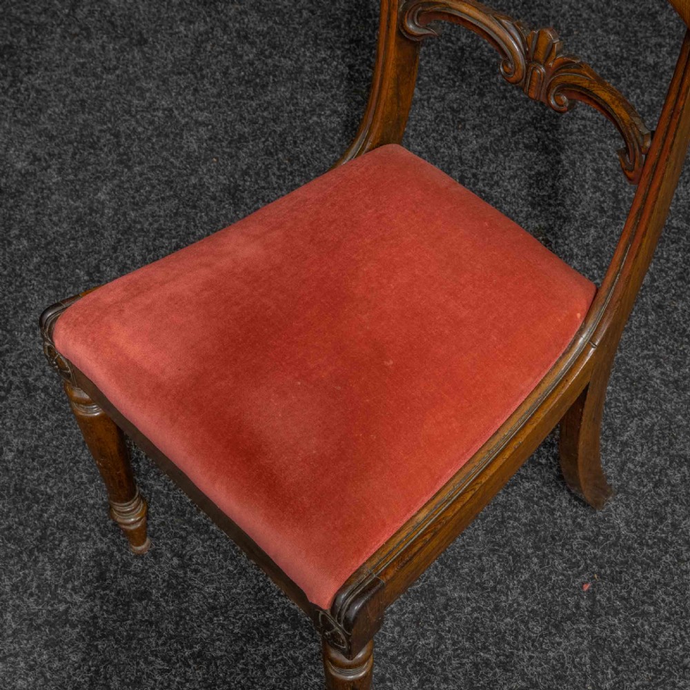 Set of Three William IV Rosewood Chairs View V