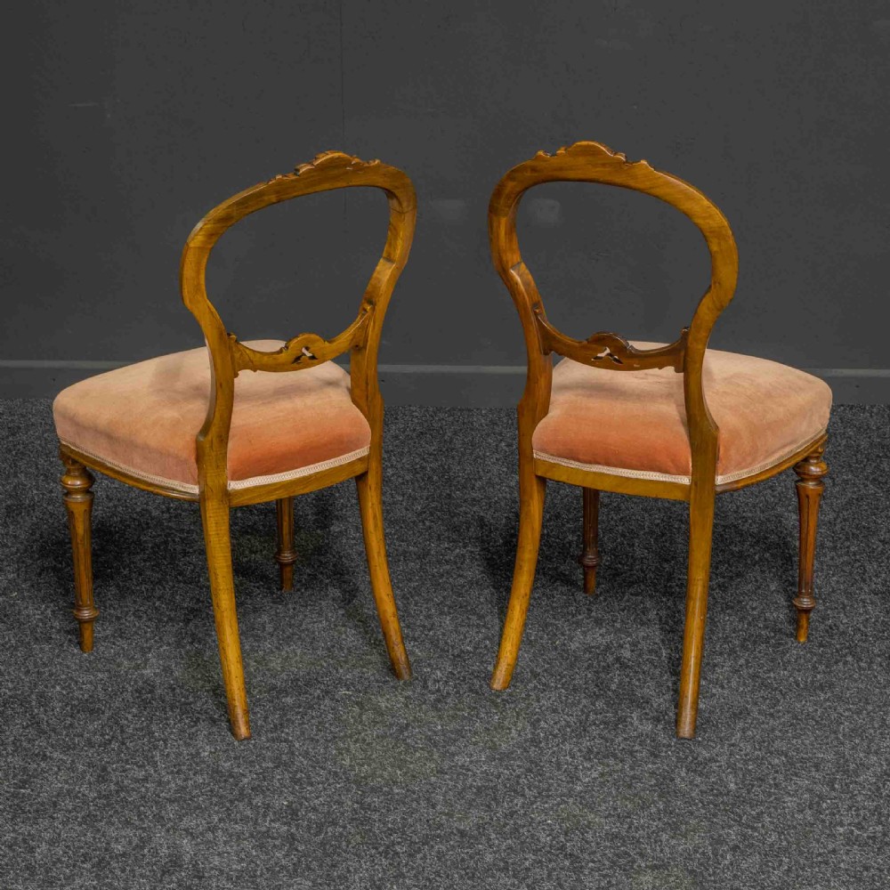 Pair of Victorian Chairs View II
