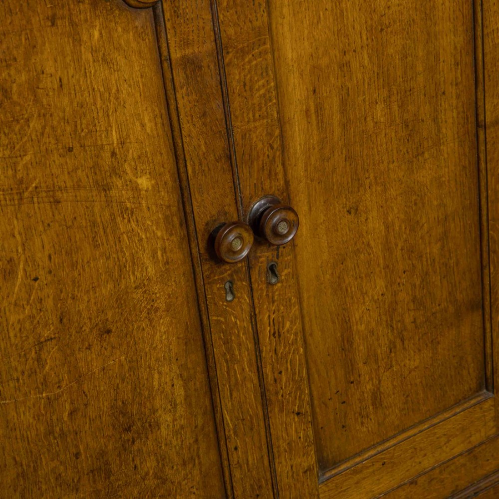 Early 19th Century Oak Corner Cupboard View V