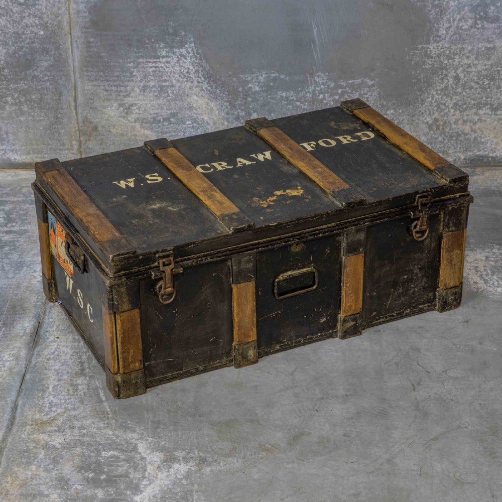 Victorian Tin Trunk