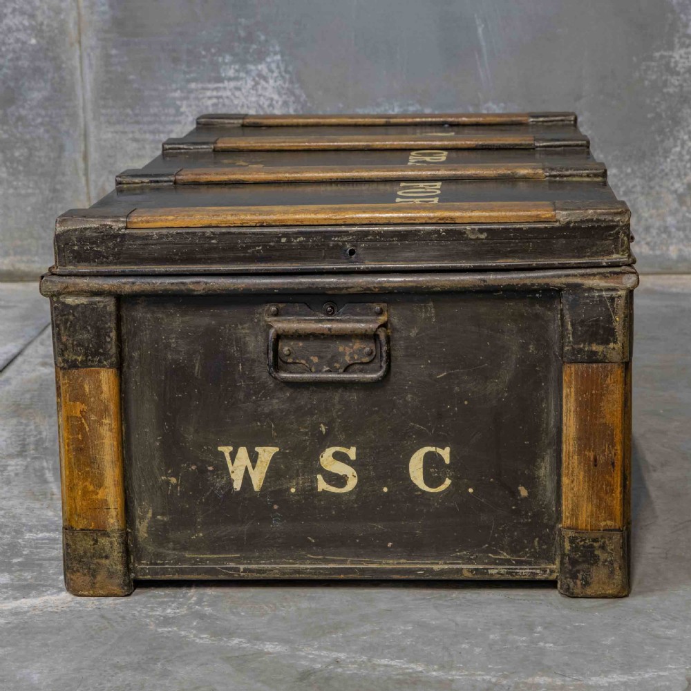 Victorian Tin Trunk View III