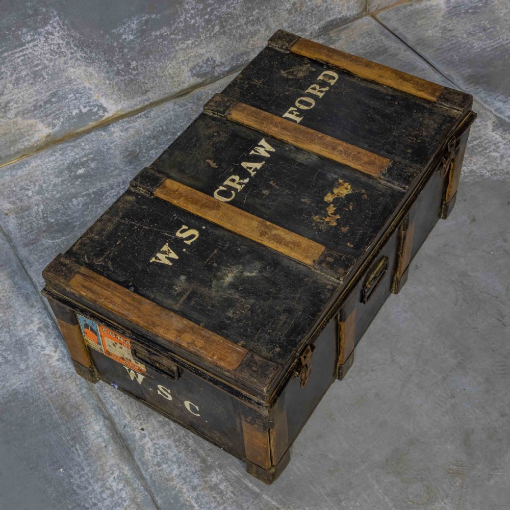 Victorian Tin Trunk View V