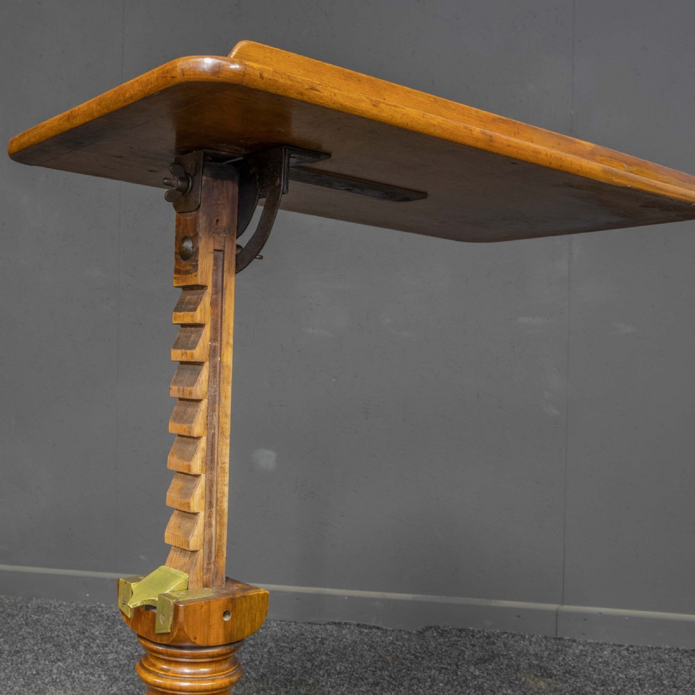 Victorian Walnut Reading Table View VIII