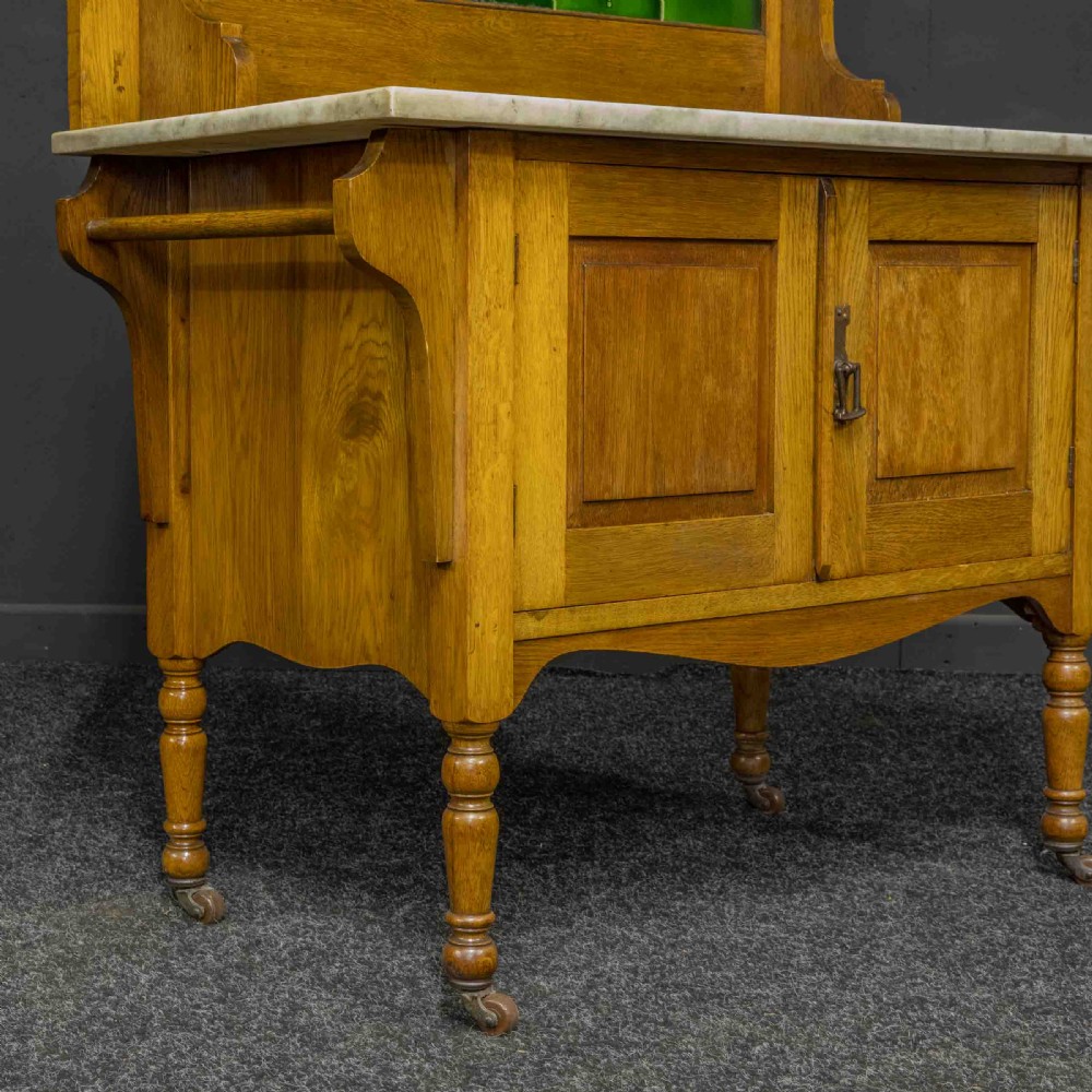 Victorian Oak Washstand View II