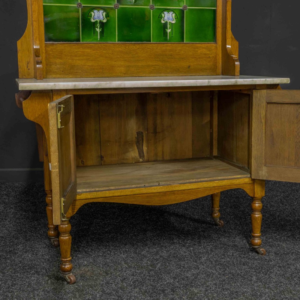 Victorian Oak Washstand View III